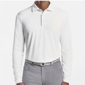 Peter Millar Lyons Performance Long-Sleeve Polo